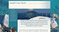 Desktop Screenshot of amalficoastyacht.com